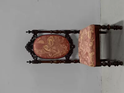 Petite chaise basse Napoléon III