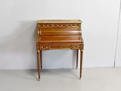 Petit bureau à cylindre et mécanisme – XIXème