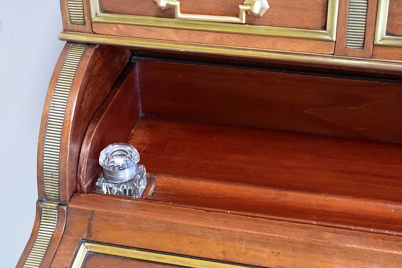 Petit bureau à cylindre et mécanisme – XIXème