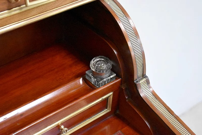 Petit bureau à cylindre et mécanisme – XIXème