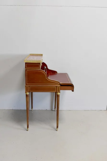 Petit bureau à cylindre et mécanisme – XIXème