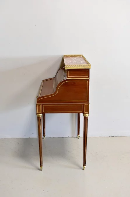 Petit bureau à cylindre et mécanisme – XIXème