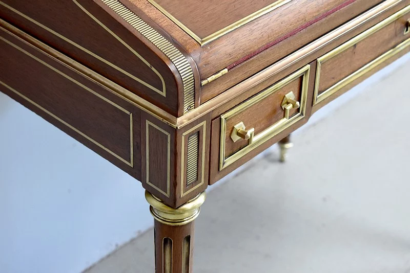 Petit bureau à cylindre et mécanisme – XIXème