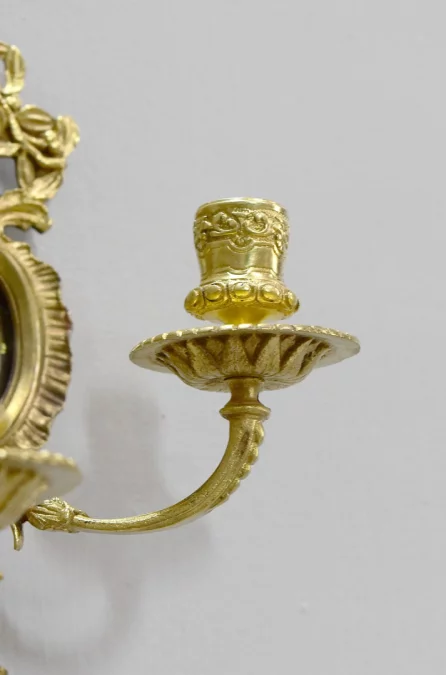 Pair Of Louis XIV Bronze Wall Sconces - Nineteenth