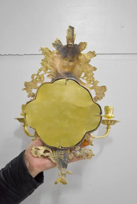 Pair Of Louis XIV Bronze Wall Sconces - Nineteenth