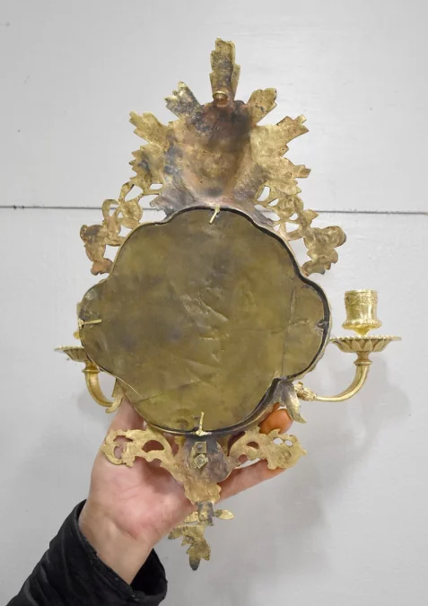 Pair Of Louis XIV Bronze Wall Sconces - Nineteenth