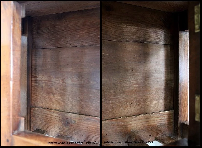 Authentique Petite Panetière en Noyer, époque Louis Philippe – Milieu XIXe