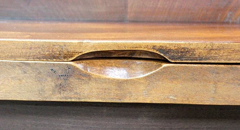 MESA DE HOJAS GOTA DE PERIODO DE LOUIS PHILIPPE