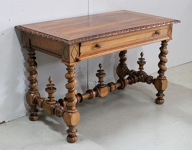 MESA DE ESCRITURA ESTILO LOUIS XIII