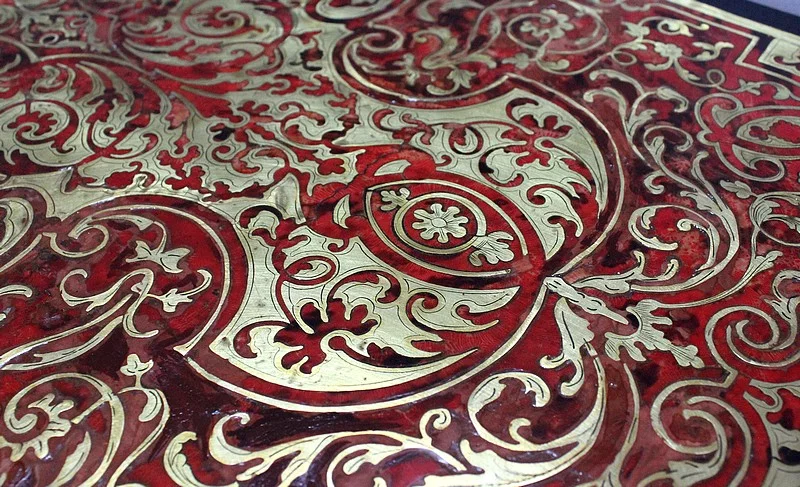 Table de Jeux en Marqueterie « Boulle », époque Napoléon III – Milieu XIXe