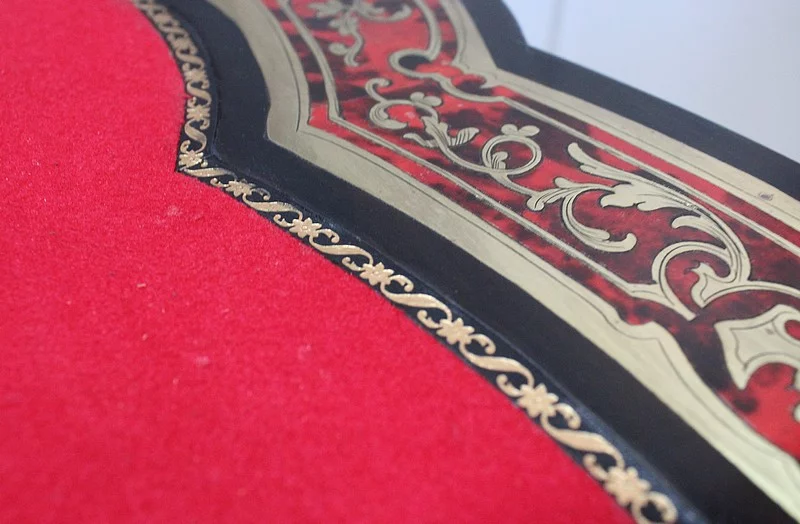 Table de Jeux en Marqueterie « Boulle », époque Napoléon III – Milieu XIXe