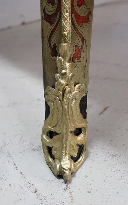 Table de Jeux en Marqueterie « Boulle », époque Napoléon III – Milieu XIXe