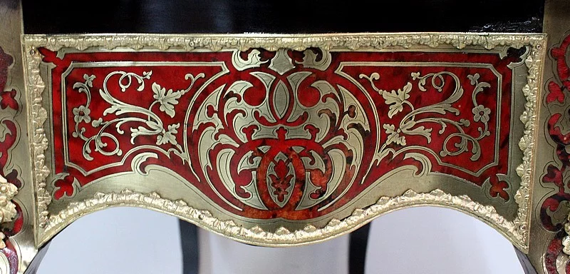 Table de Jeux en Marqueterie « Boulle », époque Napoléon III – Milieu XIXe