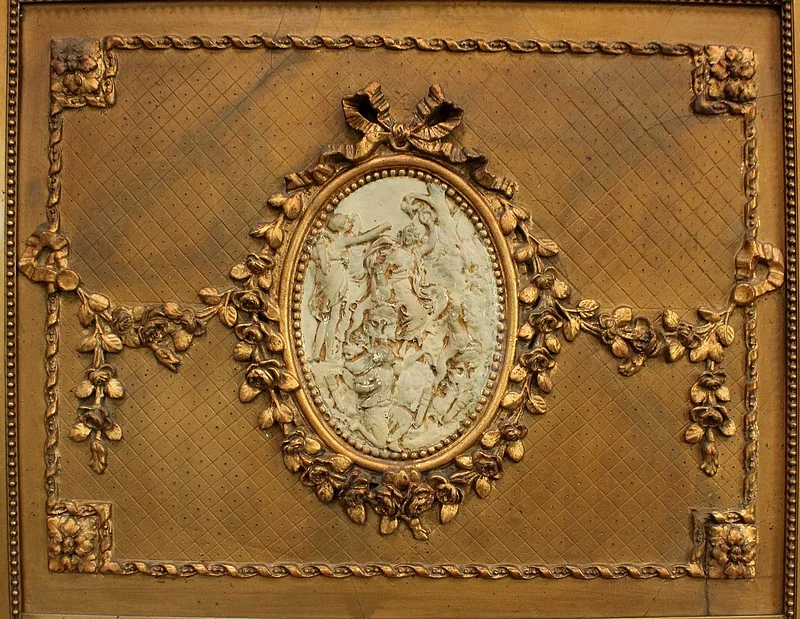 SPECCHIO TRUMEAU IN STILE LOUIS XVI