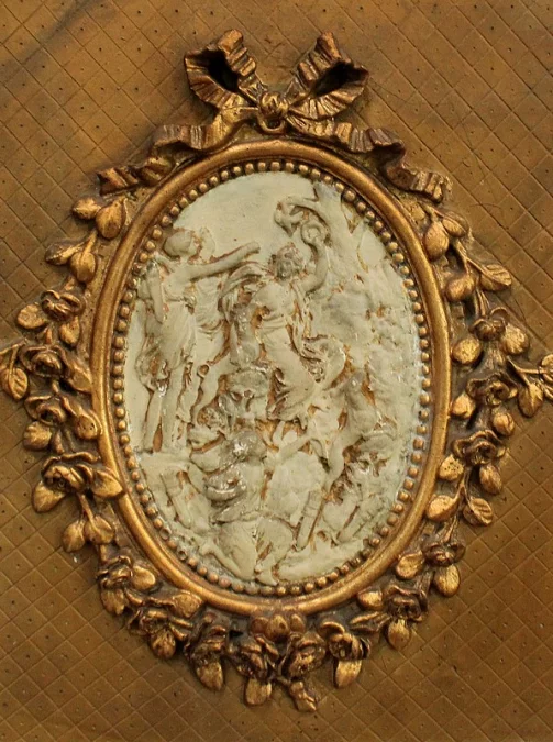 SPECCHIO TRUMEAU IN STILE LOUIS XVI