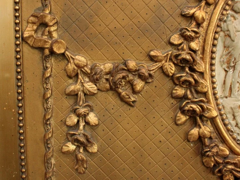 SPECCHIO TRUMEAU IN STILE LOUIS XVI