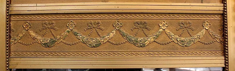 SPECCHIO TRUMEAU IN STILE LOUIS XVI