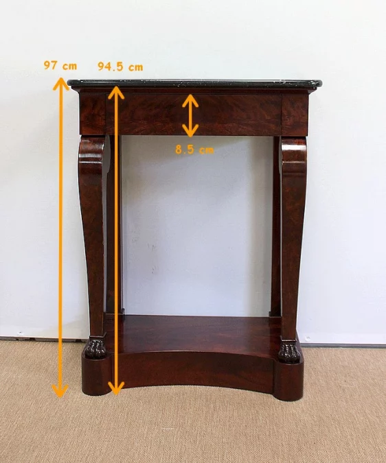 FRENCH RESTAURATION PERIOD CONSOLE TABLE