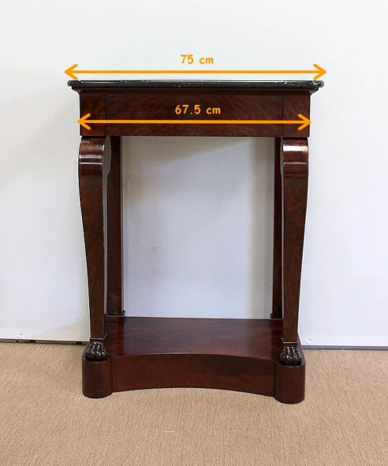 FRENCH RESTAURATION PERIOD CONSOLE TABLE