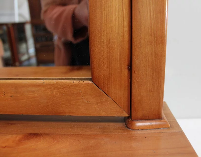 Psyché de Commode en Merisier Massif, époque Restauration – 1ère moitié du XIXe