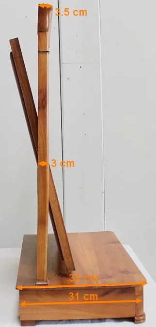 Psyché de Commode en Merisier Massif, époque Restauration – 1ère moitié du XIXe