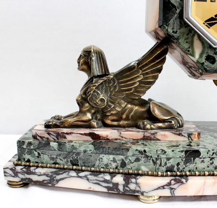 ART DECO PERIODE MANTEL GARNITUUR