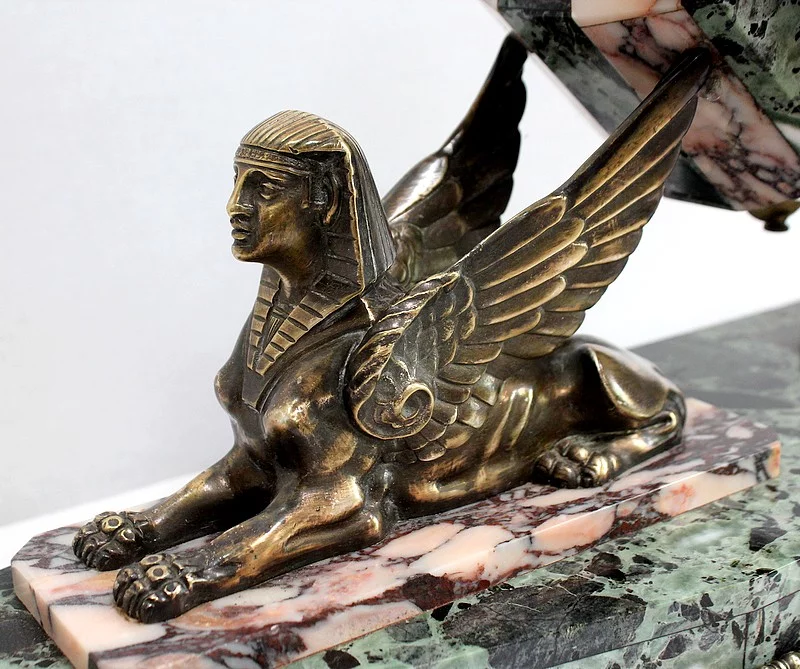 ART DECO PERIODE MANTEL GARNITUUR