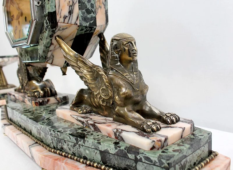 ART DECO PERIODE MANTEL GARNITUUR