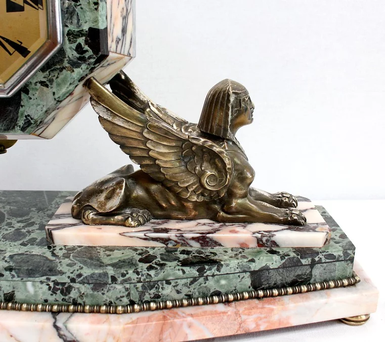 ART DECO PERIODE MANTEL GARNITUUR