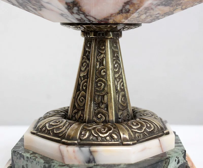 ART DECO PERIODE MANTEL GARNITUUR