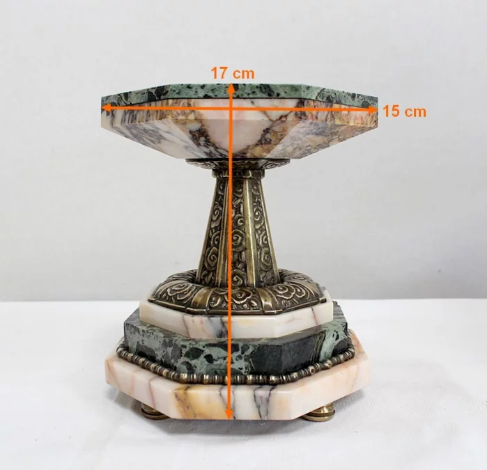 ART DECO PERIODE MANTEL GARNITUUR