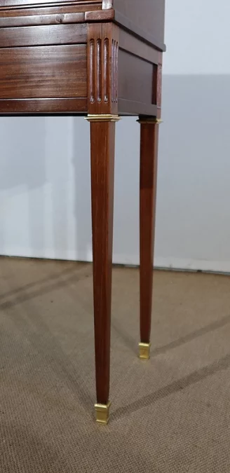 Petit Bureau Cylindre en Acajou, style Louis XVI – Fin XIXe