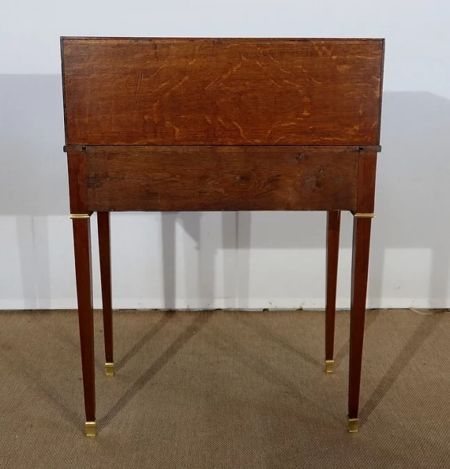 Petit Bureau Cylindre en Acajou, style Louis XVI – Fin XIXe