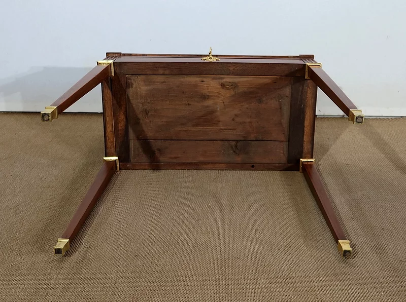 Petit Bureau Cylindre en Acajou, style Louis XVI – Fin XIXe