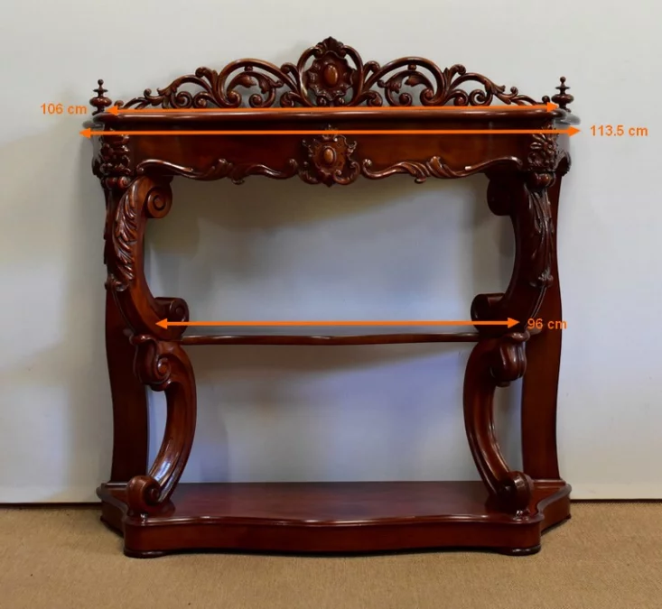 NAPOLEON III PERIODE KONSOLENTABELLE