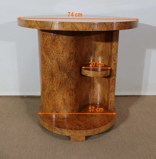 MESA OCASIONAL DE LA ÉPOCA ART DECO