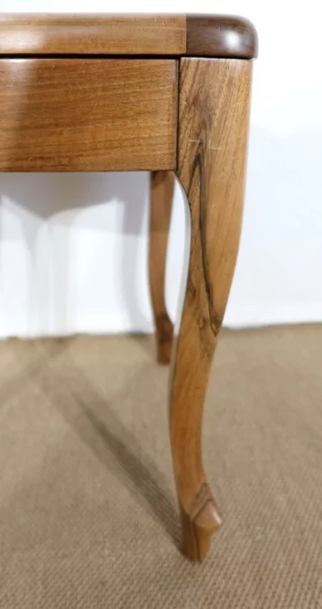 Suite de 5 chaises en Noyer massif, goût Louis XV, époque Napoléon III - Milieu XIXe