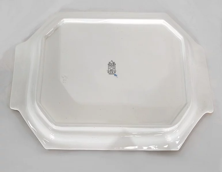 BANDEJA Y JARRON GIEN FAIENCE