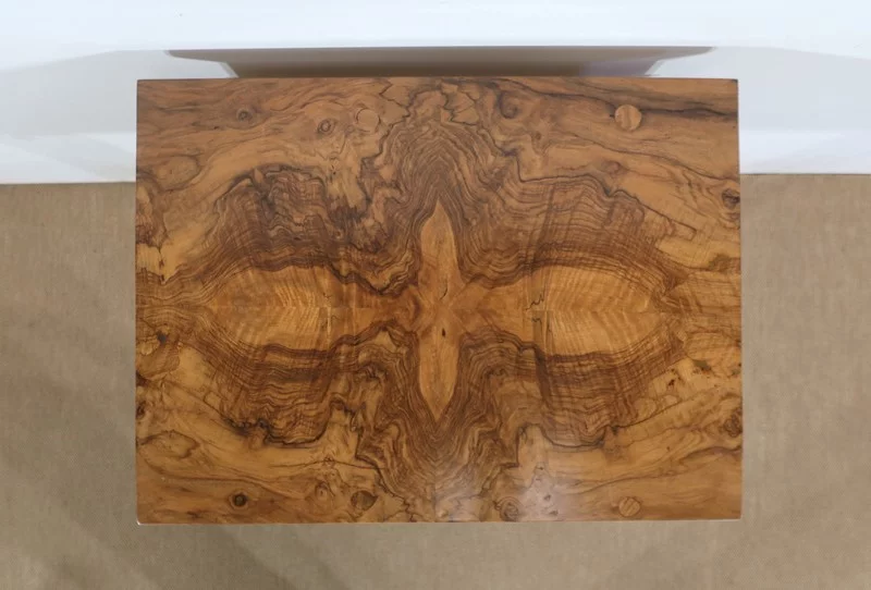 Petite Table de Salon en Noyer, époque Restauration – Début XIXe