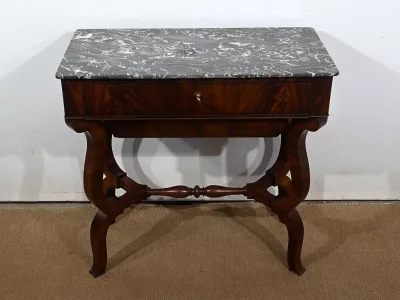 Console Travailleuse en Acajou, époque Restauration – Début XIXe