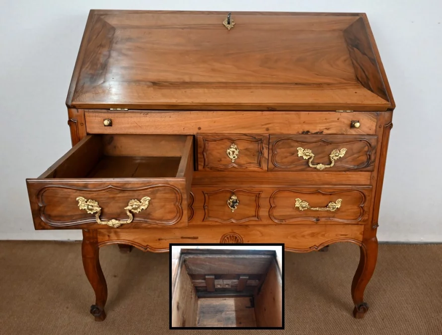 LOUIS XV PERIODE STEIGUNG TOP SCHREIBTISCH