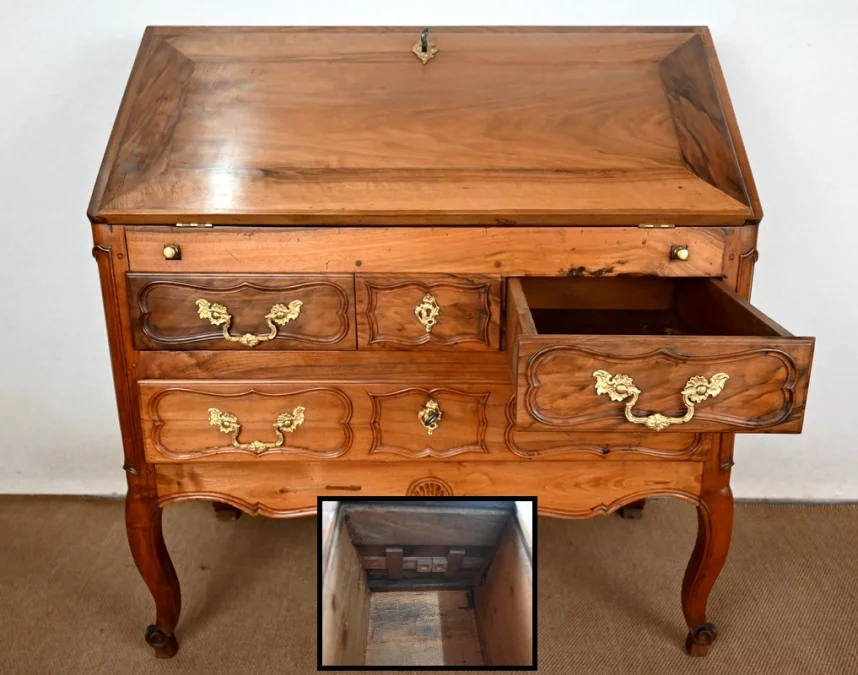 LOUIS XV PERIODE STEIGUNG TOP SCHREIBTISCH