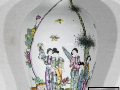 Important Vase en Porcelaine de Chine – XXe