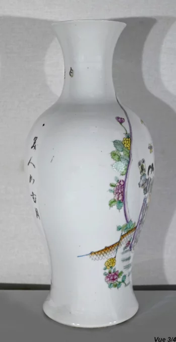 Important Vase en Porcelaine de Chine – XXe