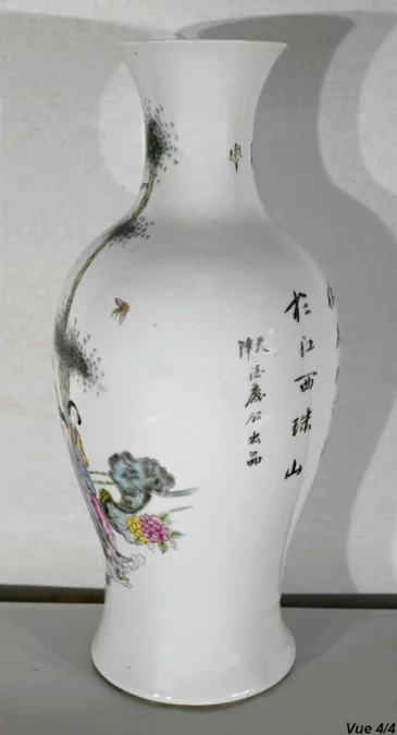 Important Vase en Porcelaine de Chine – XXe