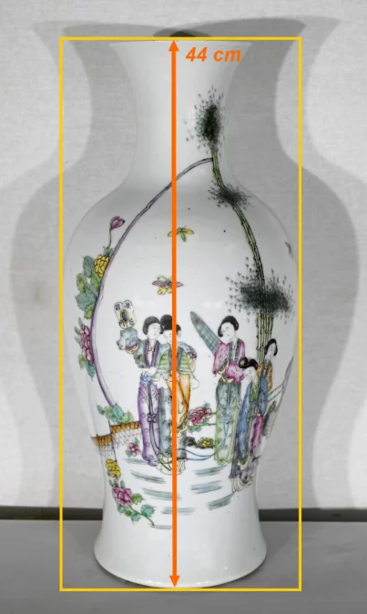 Important Vase en Porcelaine de Chine – XXe