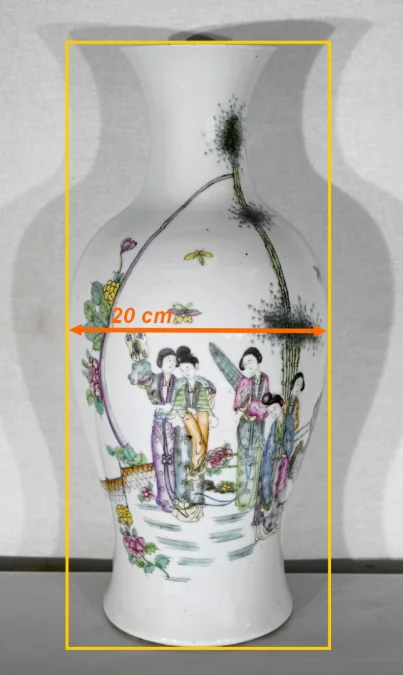Important Vase en Porcelaine de Chine – XXe