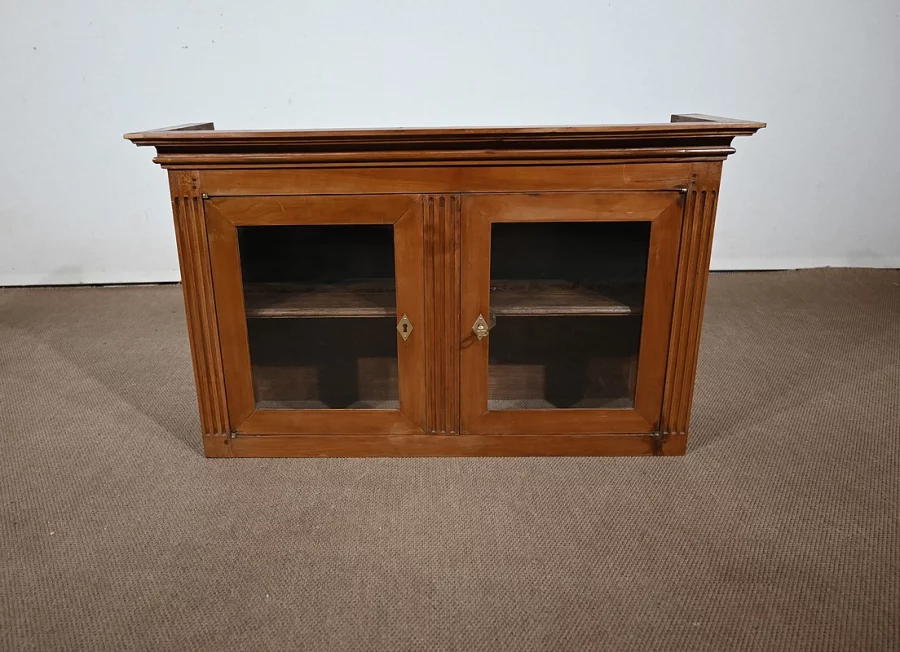 Bureau de Pente Vitrine en Acacia massif, style Louis XVI – 1ère partie XIXe