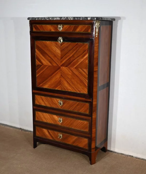 Secrétaire en Bois de Rose, époque Louis XVI – XVIIIe