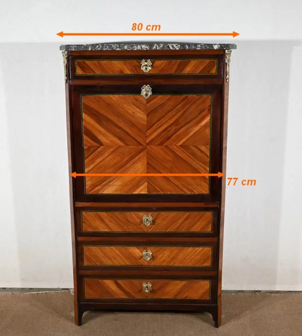 Secrétaire en Bois de Rose, époque Louis XVI – XVIIIe